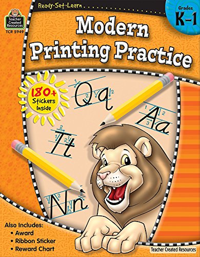 Ready-Set-Learn: Modern Printing Practice Grd K-1 - Click to Buy