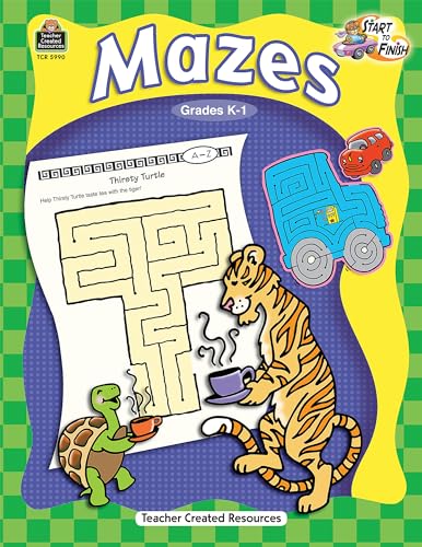 Start to Finish Mazes: Grades K-1 - Click to Buy