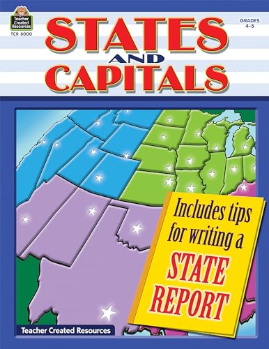 States and Capitals Grades 4-5 - Click to Buy