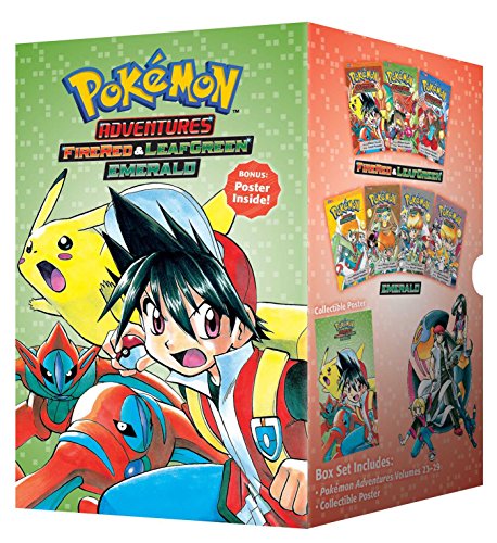 Pokémon Adventures FireRed & LeafGreen / Emerald Box Set: Includes Vols. 23-29 (Pokémon Manga Box Sets) - Click to Buy