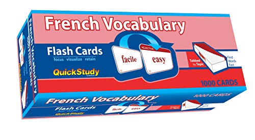 French Vocabulary Flash Cards - Click to Buy