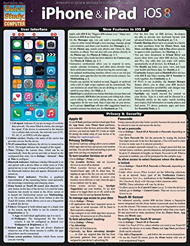 iPhone & iPad IOS 8 (Quick Study Computer) - Click to Buy
