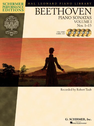 Beethoven - Piano Sonatas, Volume I - CDs Only (set of 5): Nos. 1-15 (Hal Leonard Piano Library)