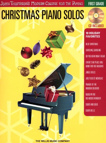 Christmas Piano Solos - First Grade (Book/Online Audio): John Thompson's Modern Course for the Piano - Click to Buy