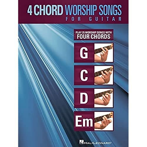 4-chord Worship Songs for Guitar: Play 25 Worship Songs With Four Chords: G-c-d-em - Click to Buy