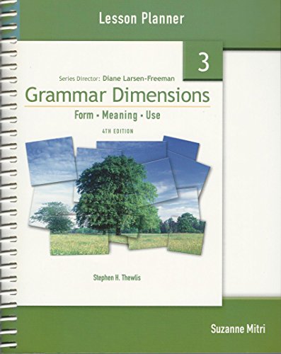 Grammar Dimensions 3: Lesson Planner - Click to Buy