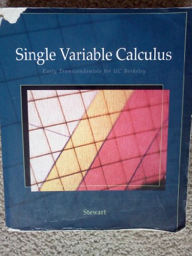 Single Variable Calculus: Early Transcendentals for UC Berkeley - Click to Buy