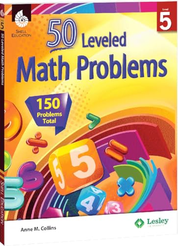 50 Leveled Math Problems Level 5 - Click to Buy