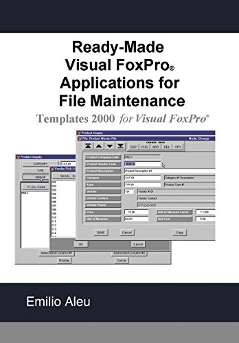 Ready-made Visual Fox Pro Applications for File Maintenance - Click to Buy