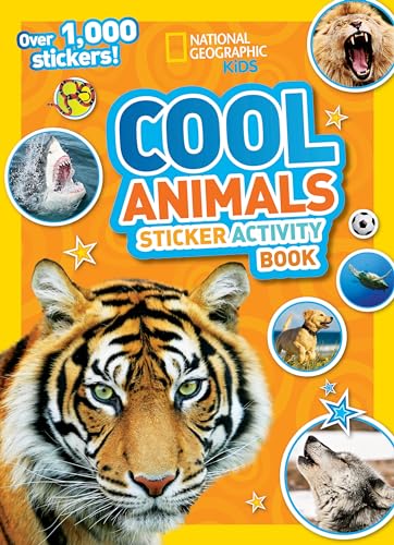 National Geographic Kids Cool Animals Sticker Activity Book: Over 1,000 stickers!. - Click to Buy