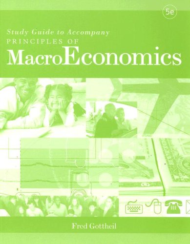 Principles of MacroEconomics: Study Guide to Accompany - Click to Buy
