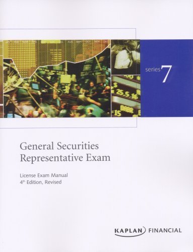Kaplan Series 7 General Securities Representative Exam License Exam Manual - Click to Buy