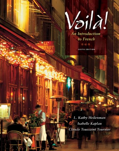 Answer Key with AudioScript for Heilenman/Kaplan/Tournier's Voila!: An Introduction to French, 6th - Click to Buy