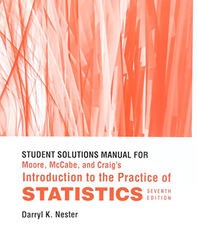 Moore, McCabe, and Craig's Introduction to the Practice of Statistics