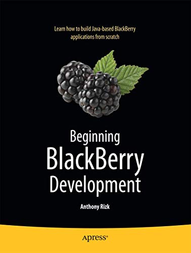Beginning BlackBerry Development - Click to Buy