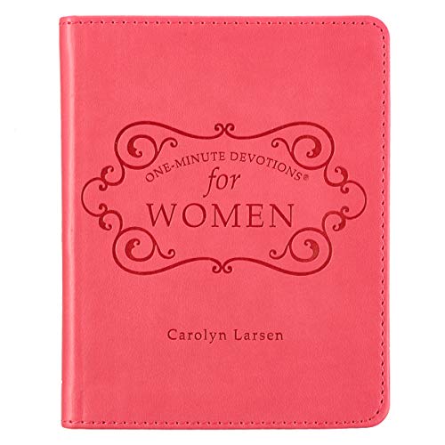 One-Minute Devotions for Women Pink Faux Leather - Click to Buy