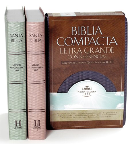 RVR 1960 Biblia Compacta Letra Grande con Referencias, crist - Click to Buy