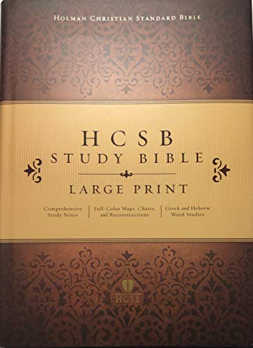 HCSB Large Print Study Bible, Hardcover - Click to Buy