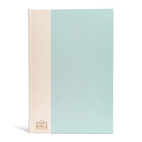 The CSB Study Bible For Women, Light Turquoise/Sand Hardcover: Faithful and True - Click to Buy