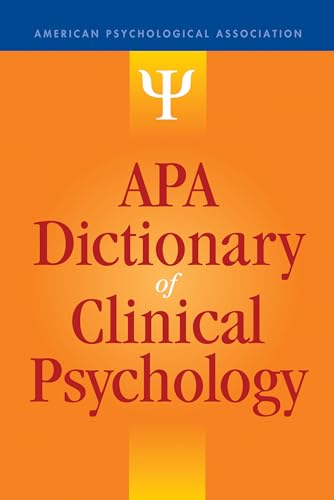 APA Dictionary of Clinical Psychology (APA Reference Books Collection)