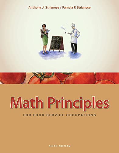 Math Principles for Food Service Occupations - Click to Buy