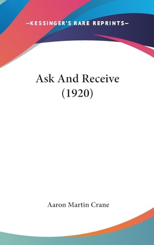 Ask And Receive (1920) - Click to Buy