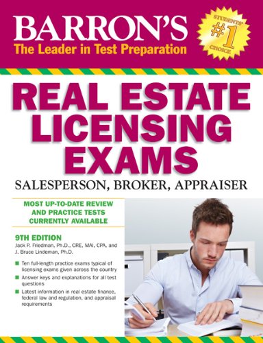 Barron's Real Estate Licensing Exams - Click to Buy