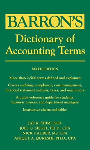Dictionary Of Accounting Terms - Click to Buy