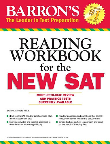 Barron's Reading Workbook for the NEW SAT - Click to Buy