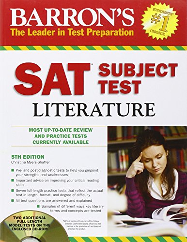 Barron's SAT Subject Test: Literature with CD-ROM (Sat Test in Literature) - Click to Buy