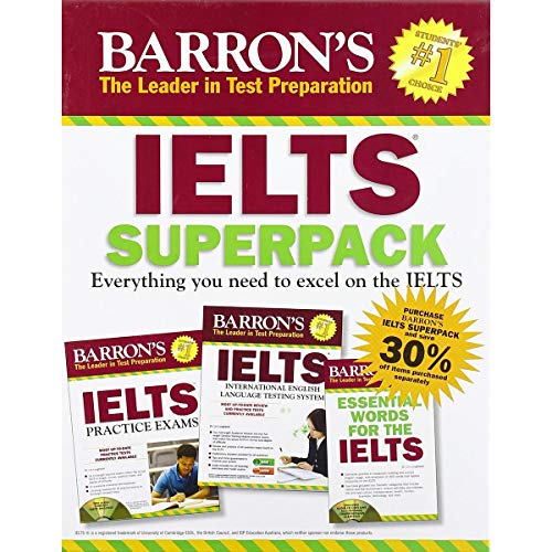 Barron's IELTS Practice Exams with Audio CDs: International English Language Testing System - Click to Buy