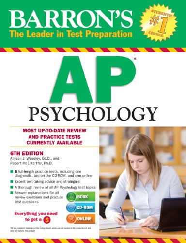 Barron's AP Psychology with CD-ROM - Click to Buy