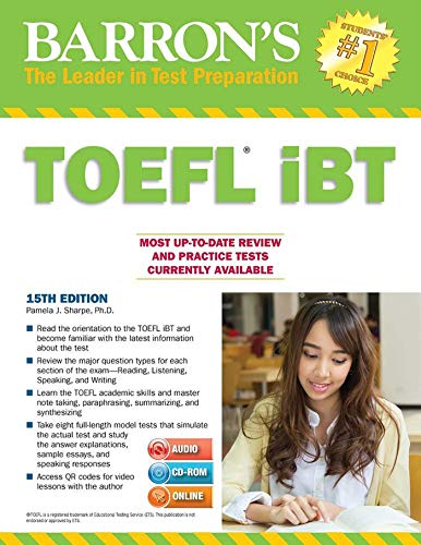 Barron's TOEFL iBT with CD-ROM and MP3 audio CDs - Click to Buy
