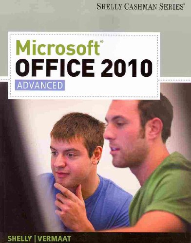 Microsoft® Office 2010: Advanced - Click to Buy