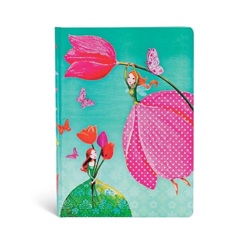 Joyous Springtime Midi Lined Hardcover Journal, 176pg, 85GSM by Paperblanks (Mila Marquis Collection) - Click to Buy
