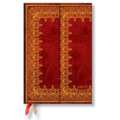 Foiled Mini - 2017 Paperblanks Weekly Planner (4 x 5.5 Horizontal) - Click to Buy