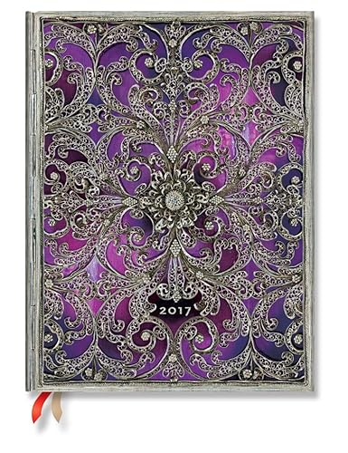 Aubergine Ultra - Paperblanks 2017 Weekly Planner (7 x 9 Vertical) - Click to Buy