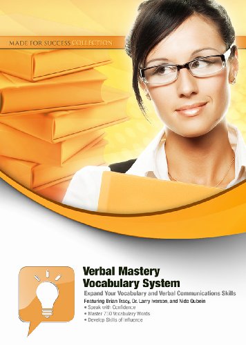 Verbal Mastery Vocabulary System: Expand Your Vocabulary and Verbal Communications Skills - Click to Buy