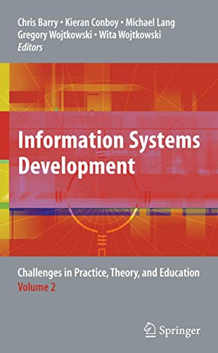 Information Systems Development: Challenges in Practice, Theory, and Education Volume 2 - Click to Buy