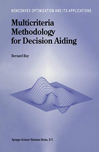 Multicriteria Methodology for Decision Aiding (Nonconvex Optimization and Its Applications) - Click to Buy