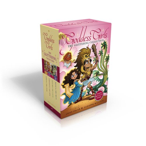 Goddess Girls The Glittering Collection (Charm Bracelet Inside): Athena the Wise; Aphrodite the Diva; Artemis the Loyal; Medusa the Mean - Click to Buy