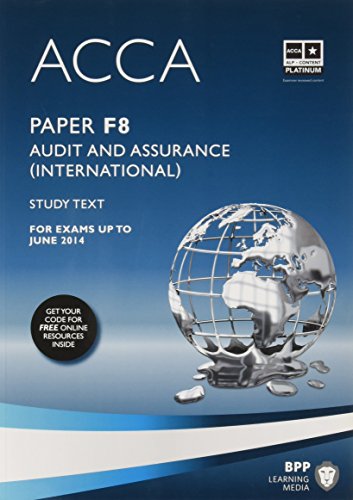 ACCA - F8 Audit and Assurance (International): Study Text - Click to Buy
