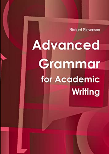 Advanced Grammar for Academic Writing - Click to Buy