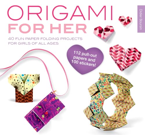 Origami for Her: 40 Fun Paper Folding Projects for Girls of All Ages - Click to Buy
