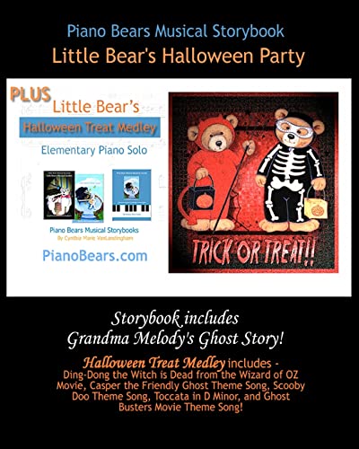 Piano Bears Musical Storybook: Little Bear's Halloween Party!