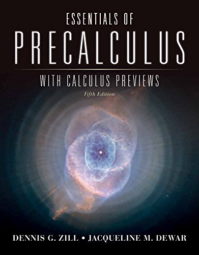 Essentials of Precalculus With Calculus Previews - Click to Buy