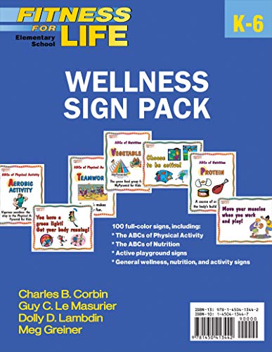 Fitness for Life: Elementary School Wellness Sign Pack - Click to Buy