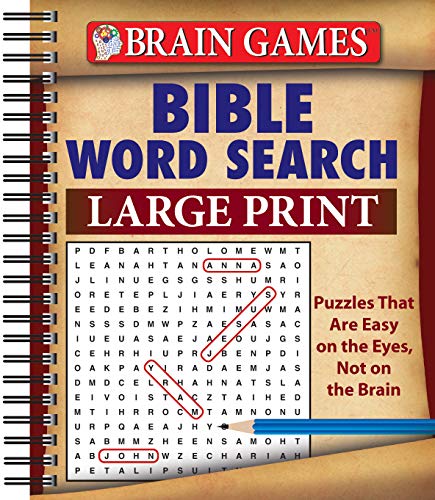 Brain Games - Bible Word Search (Large Print) - Click to Buy