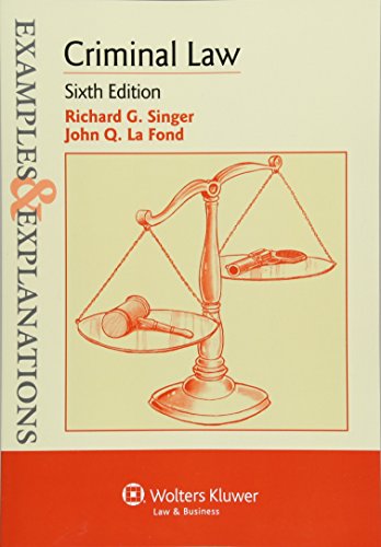 Criminal Law (Examples & Explanations)