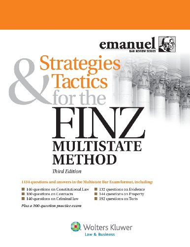 Strategies & Tactics for the Finz Multistate Method (Emmanuel Bar Review) - Click to Buy